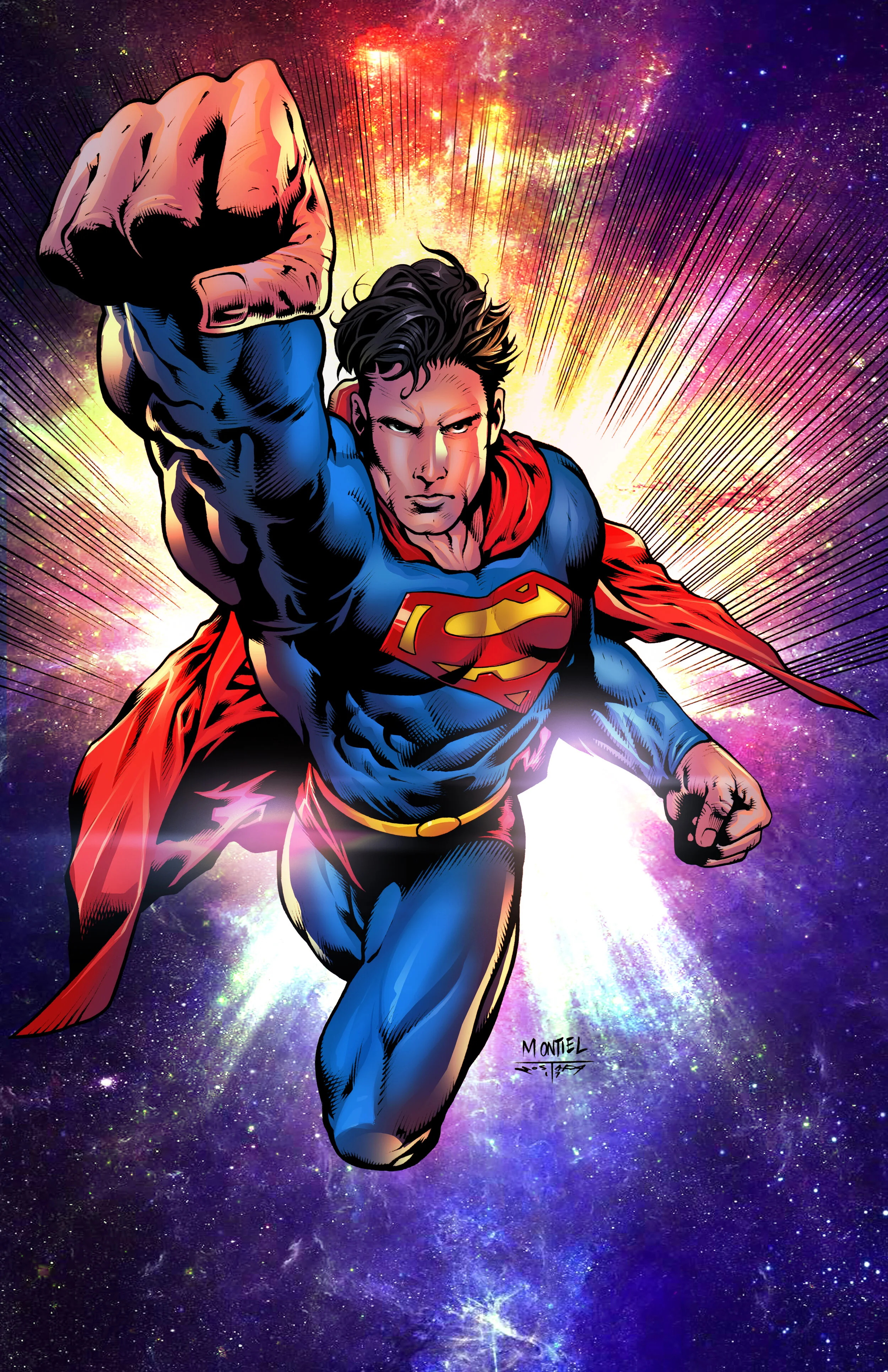 Superman Flying — MostafaInk